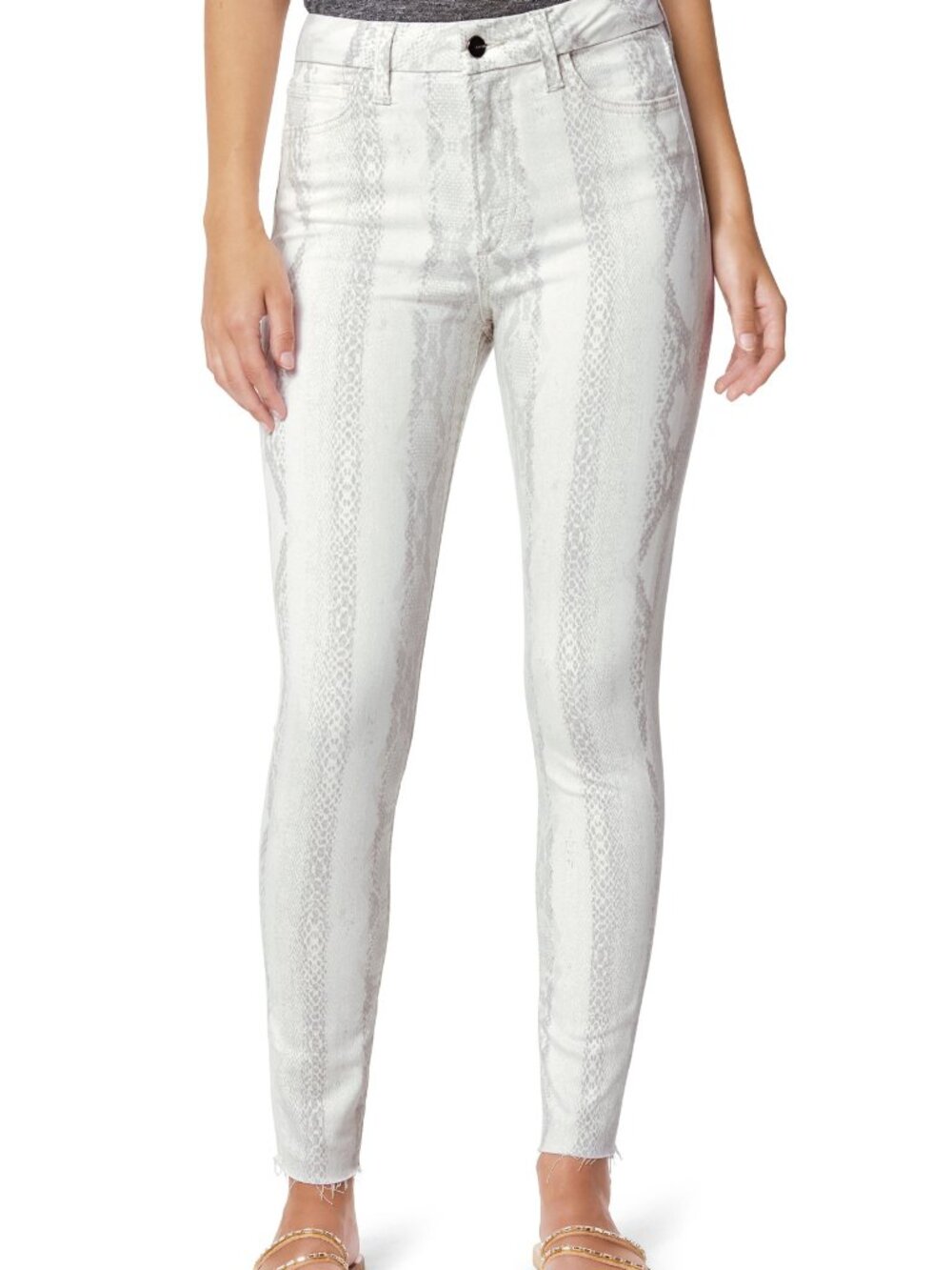NWT Joe's HI HONEY HIGH RISE Snakeskin Print Curvy Skinny Crop Ankle Size 26